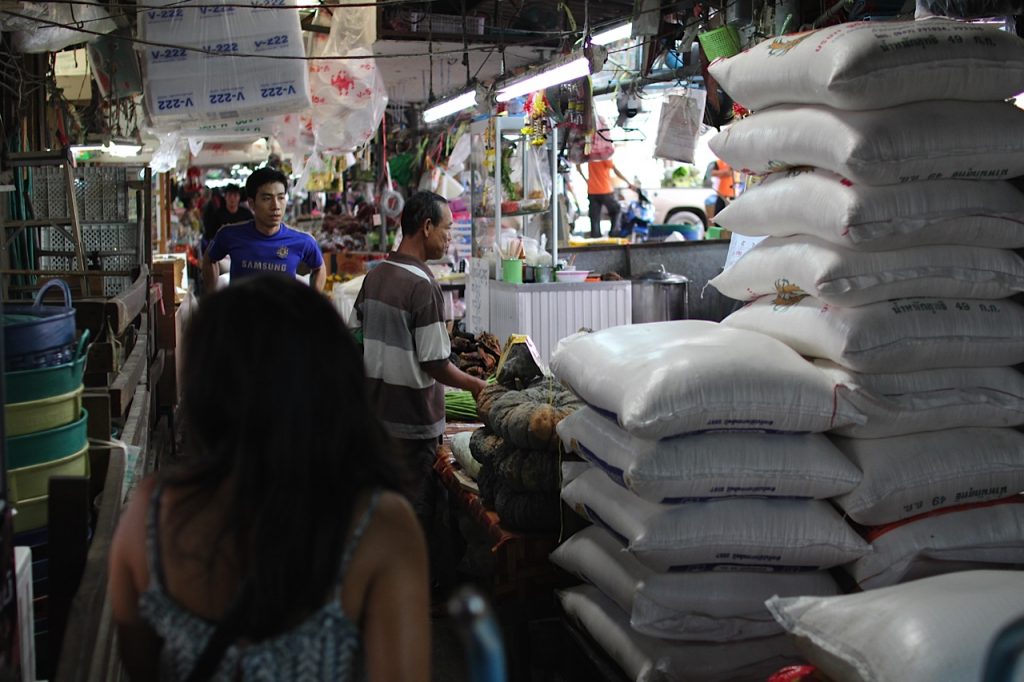 Khlong Toey market Bangkok Thailand