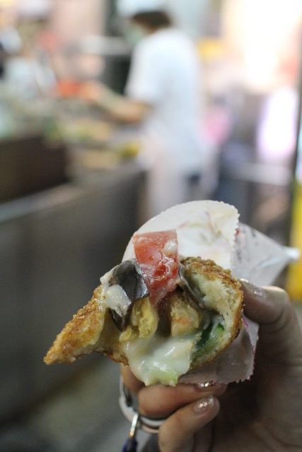 Taiwan street food: Nutritious Sandwich, Keelung, Taiwan