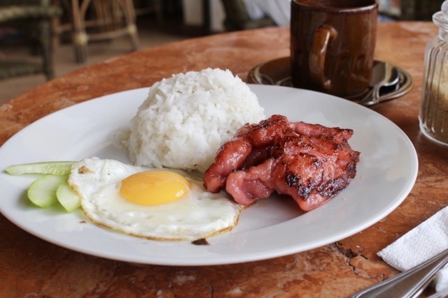 Pork tocino at Art Cafe, El Nido, Palawan, Philippines