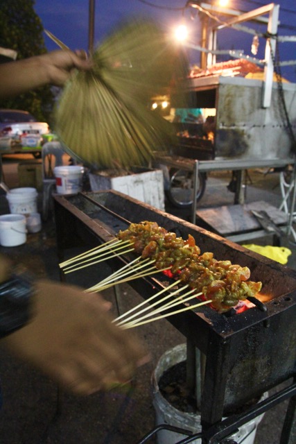 KL Food: Satay vendor, KL, Malaysia